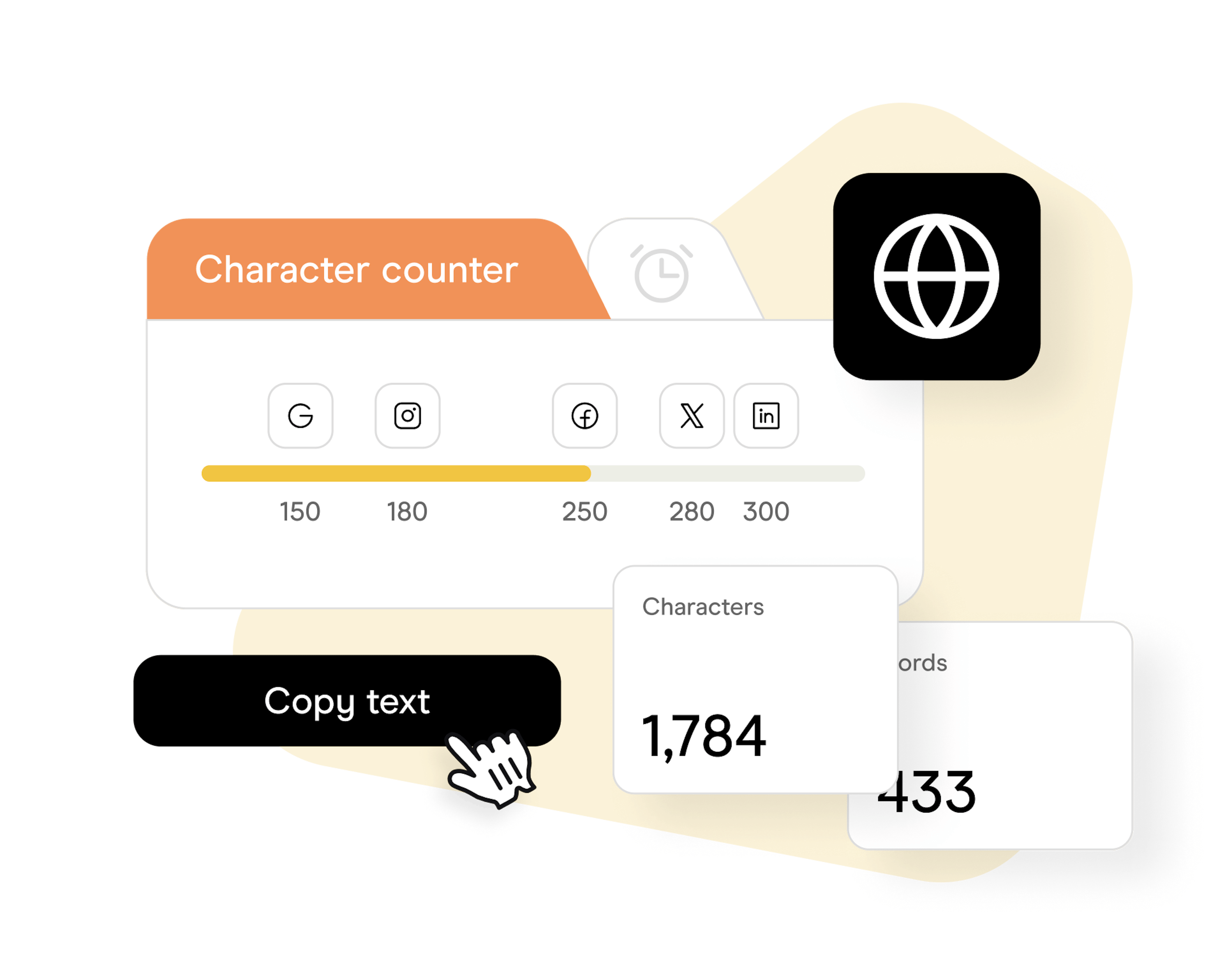 Character Counter Benefit 2