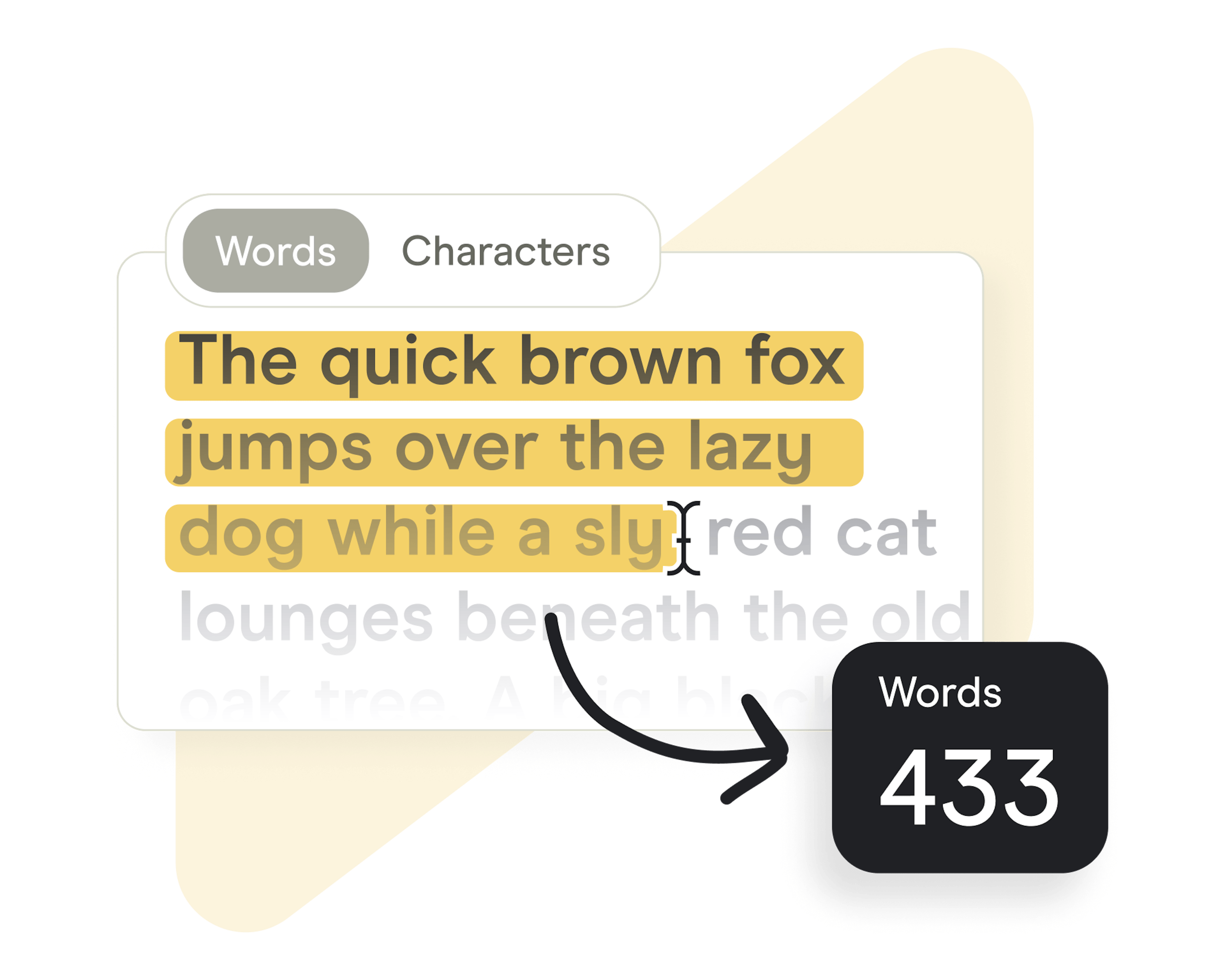 Word Counter Card Hero (Large)